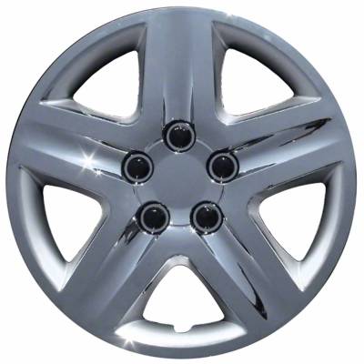 Coast To Coast - Coast To Coast IWC43116C 16" Wheel Cover 5 Spoke Snap-On Chrome Silver 4pc