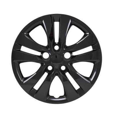 Coast To Coast - Coast To Coast 54816BLK Wheel Cover 16" 5 Split Spoke Gloss Black ABS 4pc
