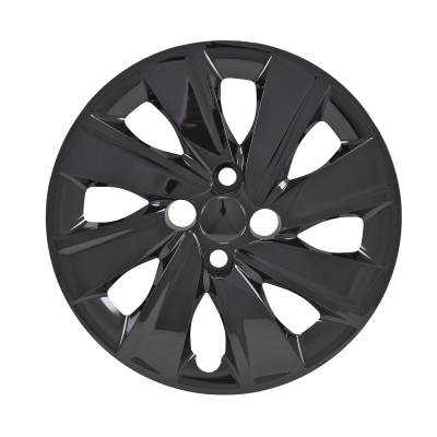 Coast To Coast - Coast To Coast 54915BLK Wheel Cover 15" 8 Spoke Gloss Black ABS 4pc