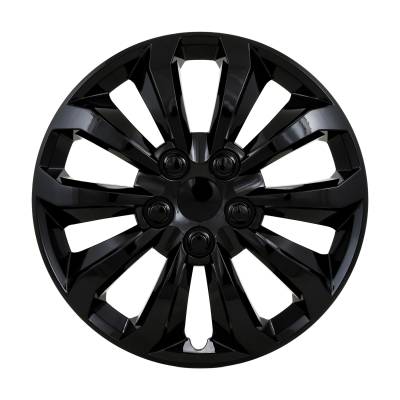 Coast To Coast - Coast To Coast 106114BLK 14" 10-Spoke Black Wheel Cover 4pc Universal