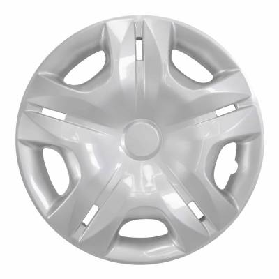 Coast To Coast - Coast To Coast IWC49715S 15" 5-Split Spoke Silver Wheel Cover 4pc