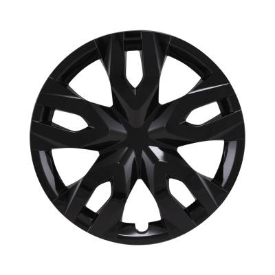 Coast To Coast - Coast To Coast IWC55617BLK 17" 7 Double Spoke Gloss Black Wheel Cover 4Pc
