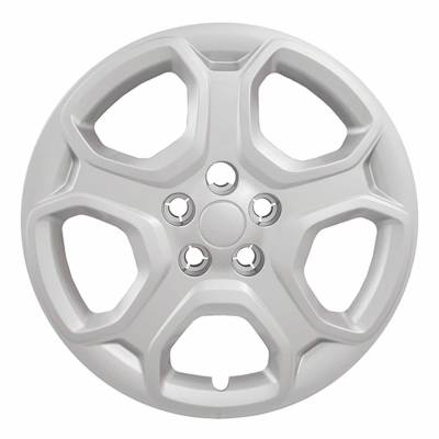 Coast To Coast - Coast To Coast IWC52517S 17" 5 Spoke Silver Wheel Cover 4pc