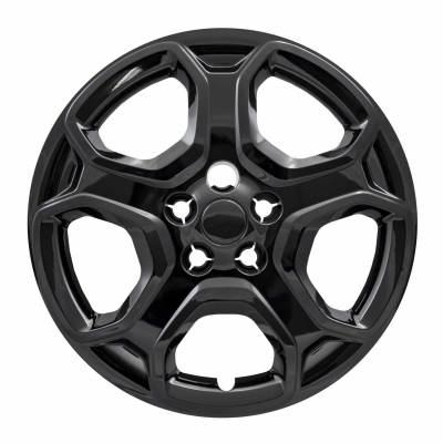 Coast To Coast - Coast To Coast IWC52517BLK 17" 5 Spoke Black Wheel Cover 4pc