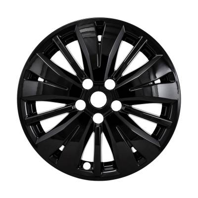 Coast To Coast - Coast To Coast IWCIMP488BLK 18" 15 Spoke Gloss Black Wheel Skin 4pc