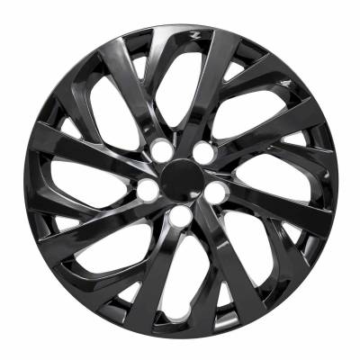 Coast To Coast - Coast To Coast IWC52816BLK 16" 8 Split Spoke Gloss Black Wheel Cover 4pc