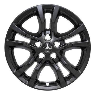 Coast To Coast - Coast To Coast IWCIMP398BLK 18" Wheel Skin 10 Spokes Gloss Black Snap-On 4pc