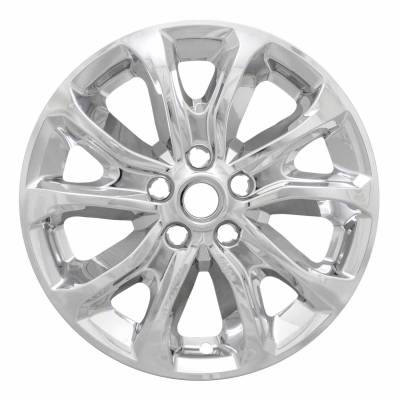 Coast To Coast - Coast To Coast IWCIMP409X 17" 5 V-Spoke Snap-On Wheel Skin Chrome 4pc