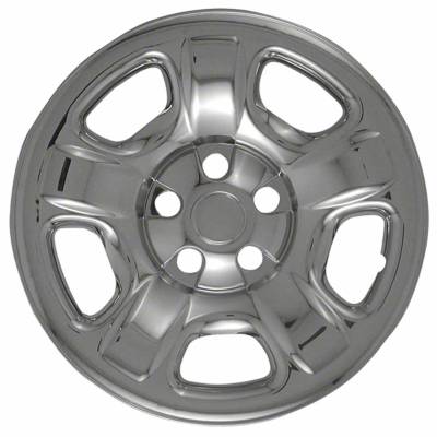 Coast To Coast - Coast To Coast IWCIMP40X 16" 5 Dimpled-Spoke Snap-On Wheel Skin Chrome 4pc