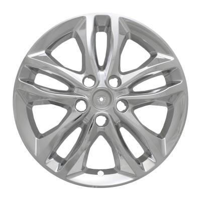 Coast To Coast - Coast To Coast IWCIMP406X 17" 10-Spoke Snap-On Wheel Skin Chrome 4pc