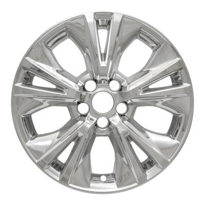 Coast To Coast - Coast To Coast IWCIMP410X 18" 5 V-Spoke Snap-On Wheel Skin Chrome 4pc