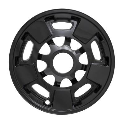 Coast To Coast - Coast To Coast IWCIMP411BLK 17" 5-Spoke Snap-On Wheel Skin Gloss Black 4pc