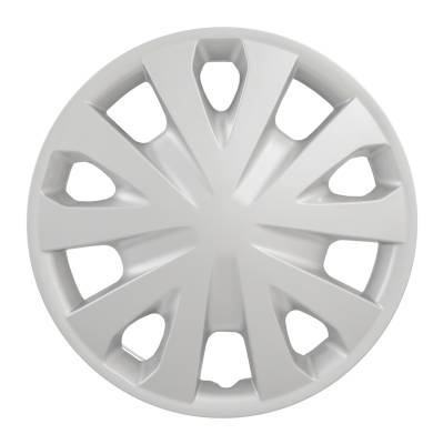 Coast To Coast - Coast To Coast 49615S Wheel Cover 15" 5 V-Spoke Silver Plastic 4pc