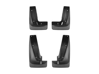 Weathertech - WeatherTech 110059-120059 Front/Rear w/o Drill DigitalFit Mudflap Kit