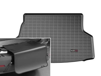 Weathertech - WeatherTech 401013SK Cargo Liner Mat w/Bumper Protector Black