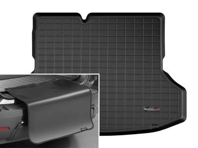 Weathertech - WeatherTech 401076SK Cargo Liner Mat w/Bumper Protector Black