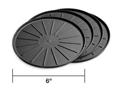 Weathertech - WeatherTech 8A6CSTBK Round Coaster Set Black