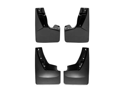 Weathertech - WeatherTech 110129-120048 Front/Rear w/o Drill DigitalFit Mudflap Kit