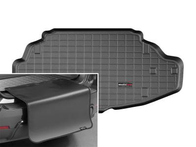 Weathertech - WeatherTech 401276SK Cargo Liner Mat w/Bumper Protector Black