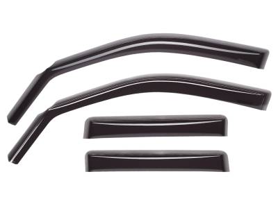 Weathertech - WeatherTech 821000 Side Window 4-Piece Deflector Set Dark Tint