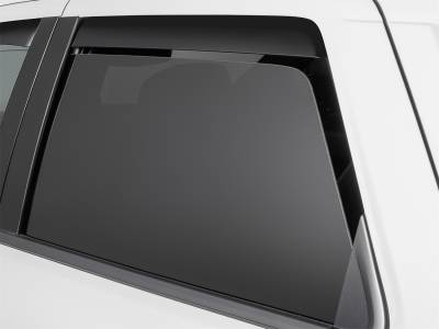 Weathertech - WeatherTech 81696IM Side Window Rear Deflector Set Dark Tint