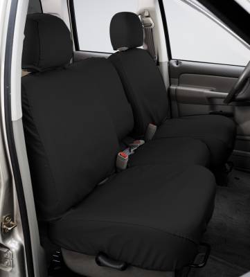 Seat Saver - Seat Saver SS8490PCCH Polycotton SeatSaver Second Row Seat Covers Charcoal