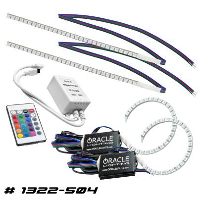 Oracle Lighting - Oracle 1322-504 ColorSHIFT Halo Kit w/DRL Kit Simple