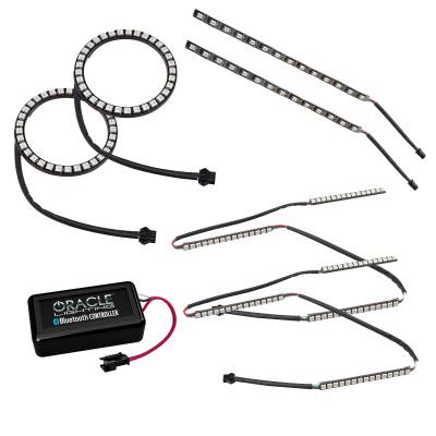 Oracle Lighting - Oracle 1335-332 ColorSHIFT DRL Upgrade Kit w/Halo Kit & Sequential Turn Signals