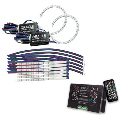 Oracle Lighting - Oracle 1348-333 ColorSHIFT DRL Upgrade w/Halo Kit for 18-23 Ford Mustang
