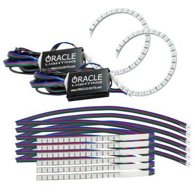 Oracle Lighting - Oracle 1348-334 ColorSHIFT Halo Kit w/DRL w/o Controller for 18-23 Ford Mustang