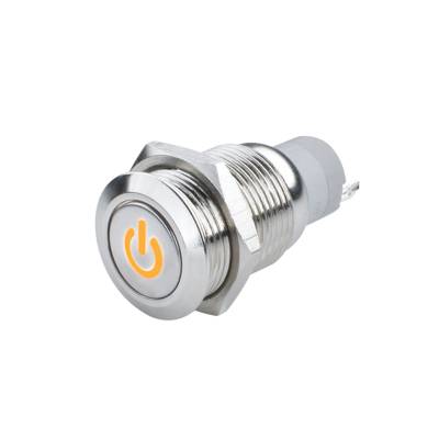 Oracle Lighting - Oracle 2009-005 Pre-Wired Power Symbol On/Off Flush Mount LED Switch Amber