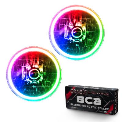 Oracle Lighting - Oracle 7081-335 Pre-Assembled LED Halo Headlights for 97-06 Jeep Wrangler TJ