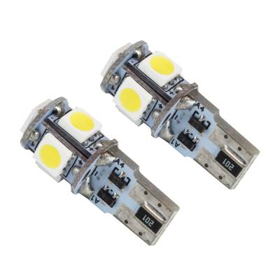 Oracle Lighting - Oracle 4801-001 T10 5 LED 3-Chip SMD Bulbs Pair Cool White