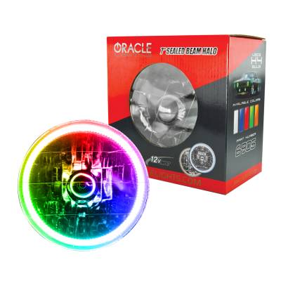 Oracle Lighting - Oracle 6905-333 Pre-Installed Lights 7" Sealed Beam ColorSHIFT