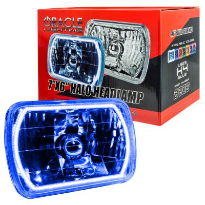 Oracle Lighting - Oracle 6908-002 Pre-Installed Lights 7x6" Sealed Beam Blue