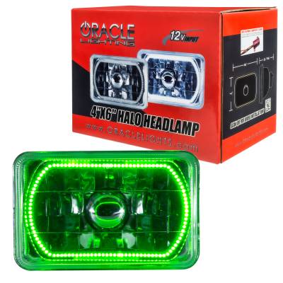 Oracle Lighting - Oracle 6909-004 Pre-Installed Lights 4x6" Sealed Beam Green