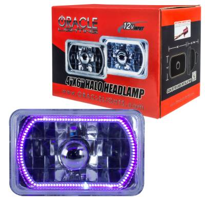 Oracle Lighting - Oracle 6909-007 Pre-Installed Lights 4x6" Sealed Beam UV/Purple