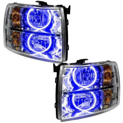 Oracle Lighting - Oracle 7007-002 SMD Pre-Assembled Headlights Round Style Blue