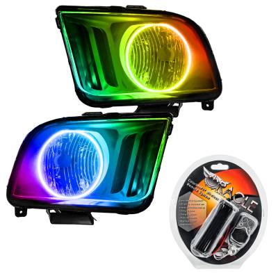 Oracle Lighting - Oracle 7048-330 SMD Pre-Assembled Headlights ColorSHIFT 05-09 Ford Mustang