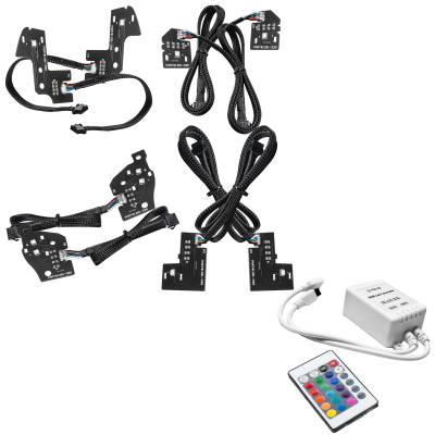 Oracle Lighting - Oracle 1281-504 RGBW Headlight DRL Upgrade Kit for 19-24 Dodge RAM 1500