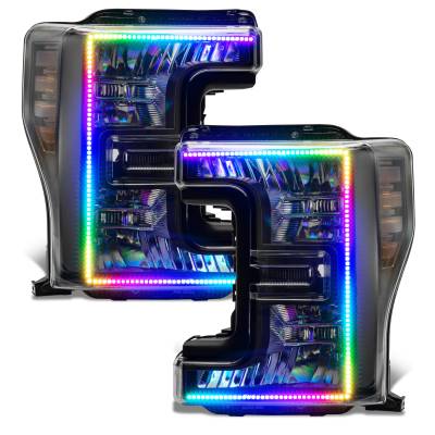 Oracle Lighting - Oracle 8203-332 Dynamic ColorSHIFT Pre-Assembled Headlights 17-19 Ford F250/F350