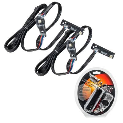Oracle Lighting - Oracle 1283-330 ColorSHIFT Lightning Bolt RGBW Headlight DRL Upgrade
