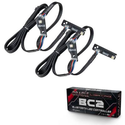 Oracle Lighting - Oracle 1283-335 Colorshift Lightning Bolt RGBW Headlight DRL Upgrade