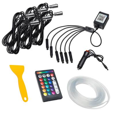 Oracle Lighting - Oracle 4233-333-6 Fiber Optic LED Interior Kit ColorSHIFT 6Pcs