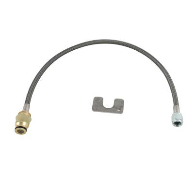 McLeod - McLeod 139204-48 Stainless Braided Line Quick Disconnect Male End To -4 AN 48"