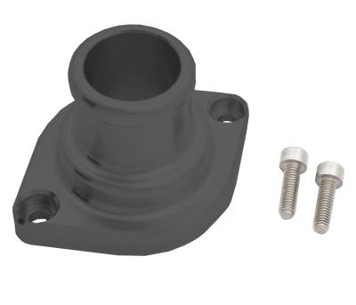 March Performance - March Performance BTH-211-08 Water Neck Engine Straight One Piece Billet Black