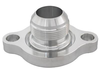 March Performance - March Performance BTH-216 Water Neck Engine Straight 2-Pc Billet -20AN Clearcoat