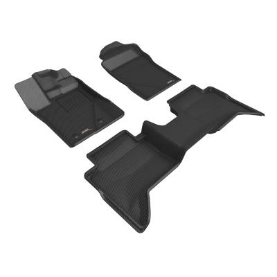 3D MAXpider - 3D MAXpider L1FR16401509 KAGU Floor Mat for 24-26 Ford Ranger