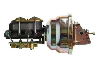 Leed Brakes - Leed Brakes PBKT1035 Power Booster Kit 8" Dual 1-1/8" Bore Master Disc/Disc Zinc