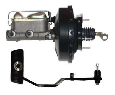 Leed Brakes - Leed Brakes 034PA 9" Power Booster 1" Bore Master Cylinder Auto Pedal